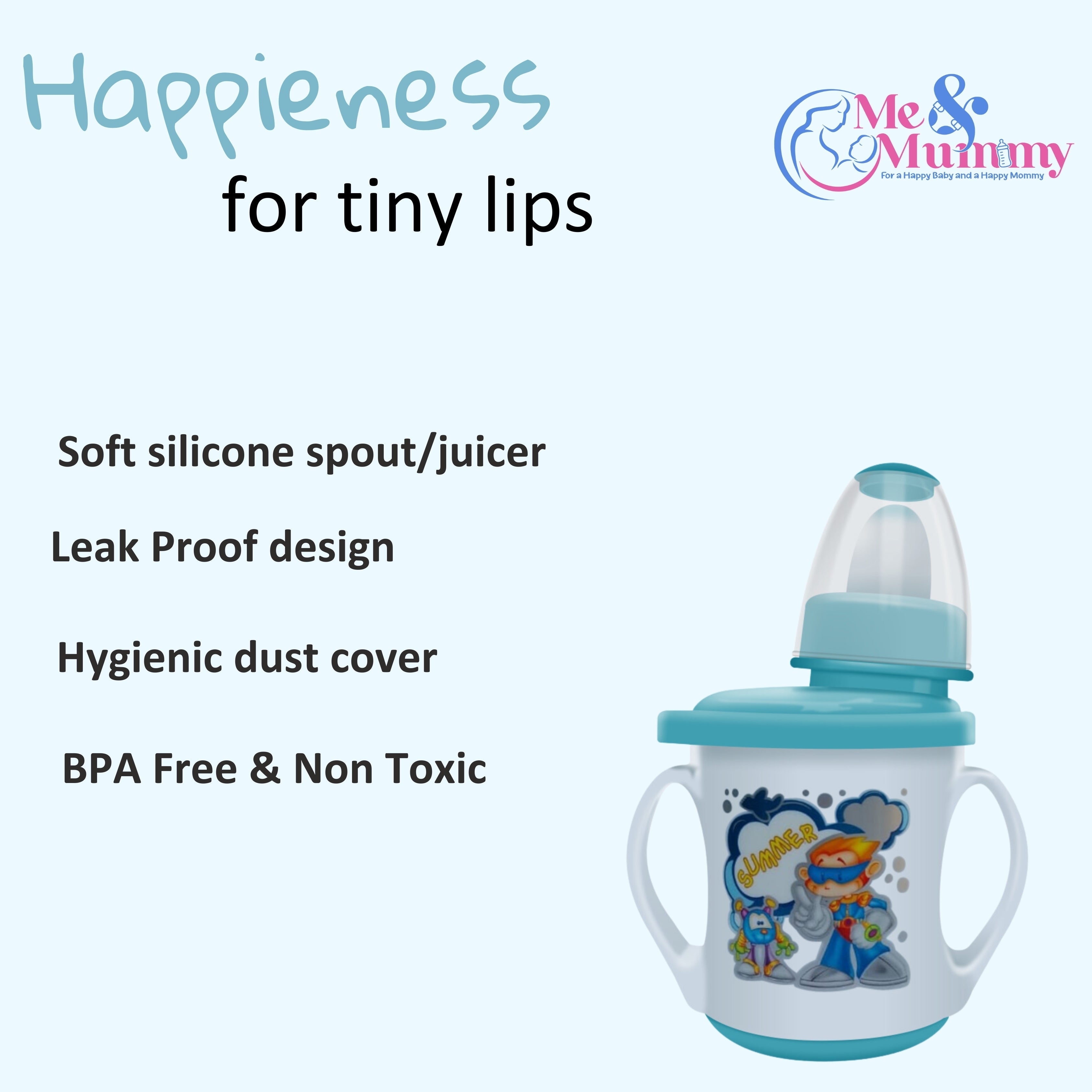 2 in 1 Convertible Soft Spout & Nipple Cup | Anti Spill, BPA-Free & Non-Toxic |, 150ml