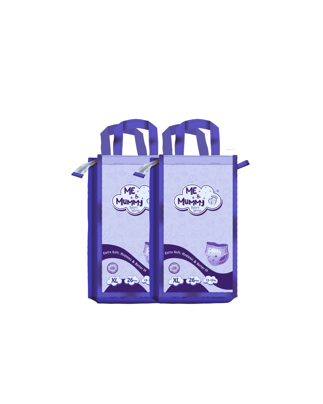 Xtra Large Baby Diaper Pants ( For13to19 kg)