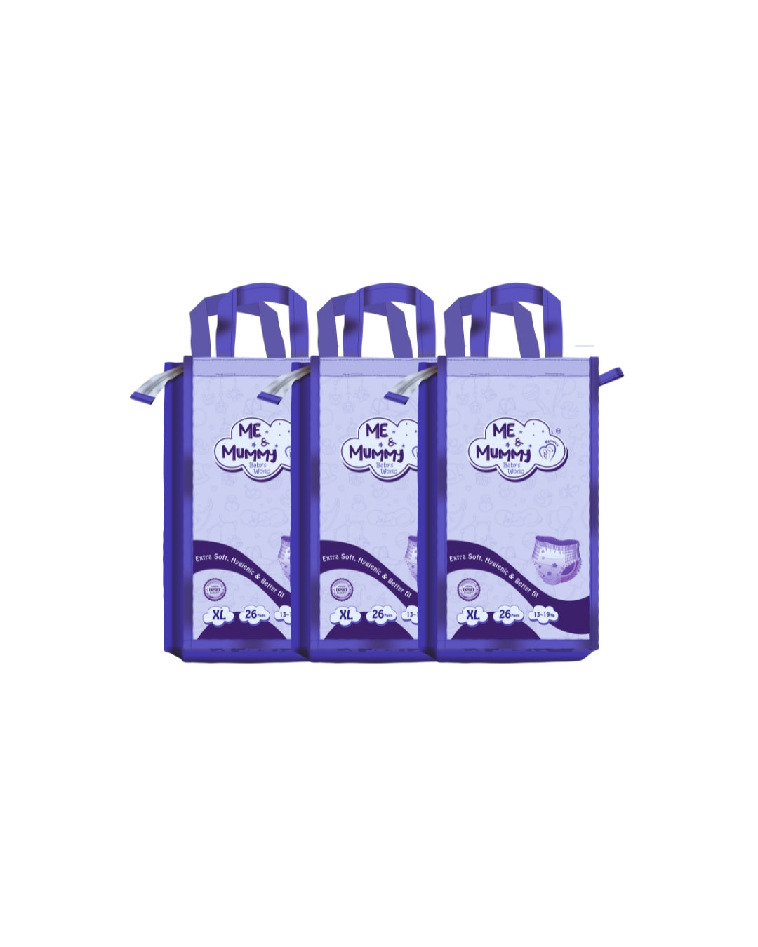Xtra Large Baby Diaper Pants ( For13to19 kg)